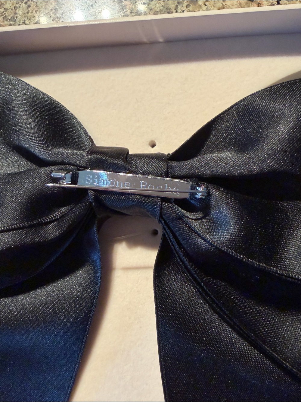 Simone Rocha Black Satin Accessory - Picture 4 of 4